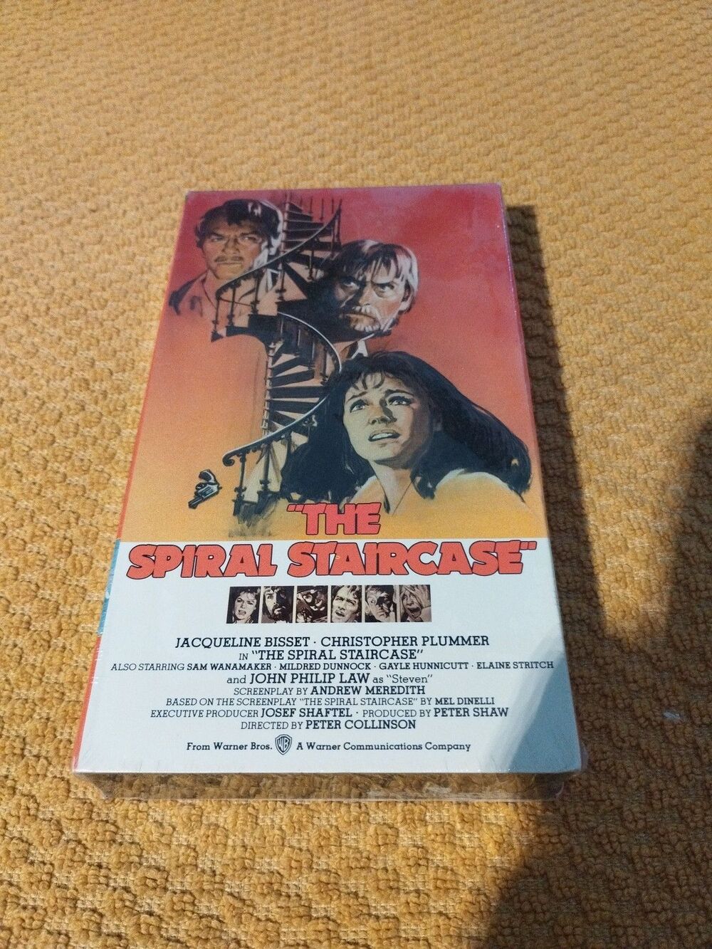 The Spiral Staircase (1975 VHS) Jacqueline Bisset  - New & Sealed With Watermark